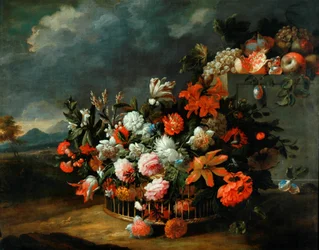 Cesta de flores